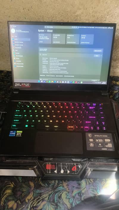 MSI Stealth GS66 - Core i7 12th Gen l RTX 3070ti l 16 GB DDR5 RAM