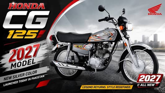 Honda CG - 125 Available On Easy Installment Plan