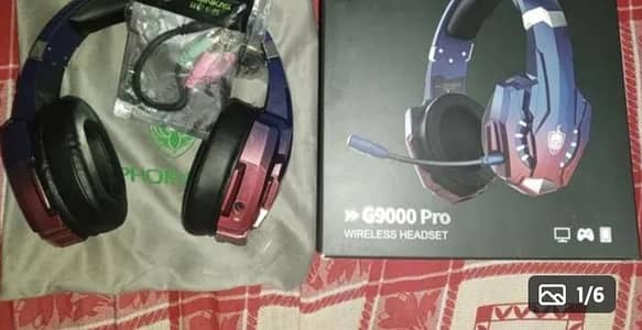Title: G9000 Pro Wireless Gaming Headset  | Mic Included | Gaming & PC