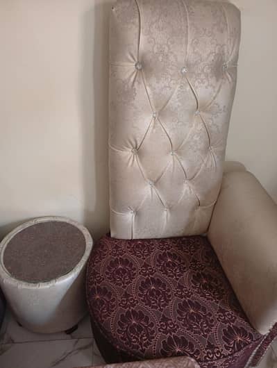 High back chairs and Deewan