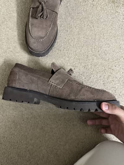 Suede old Money loafer 43 size