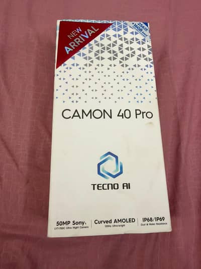 Tecno CAMON 40 Pro official pta 8/256