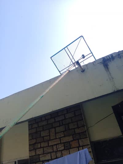 Kabotar ki chatri hai new working condition main. solid pipe hai