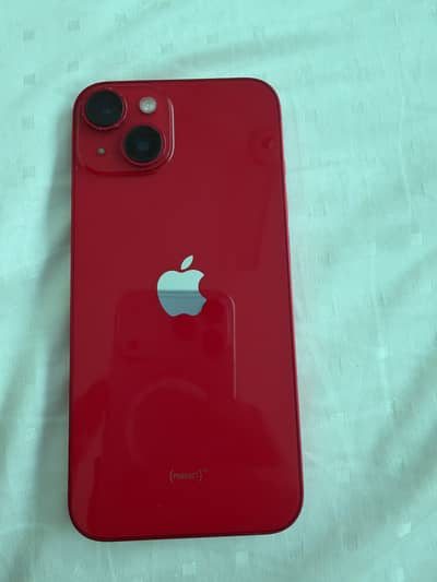 Apple iPhone 14 - limited edition red + 2 charger wires + box!