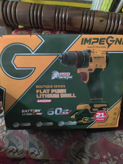 IMPEGNI 21V Lithium Battery Drill Machine | Complete Kit