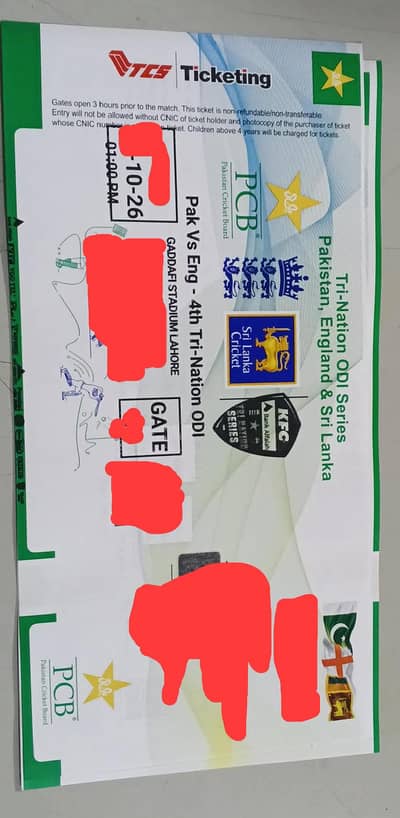 PCB 4th TRI NATION ODI pak vs sirilanka final match Gaddafi stadium