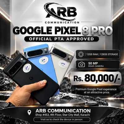 Google Pixel 8 Pro | 12GB / 128GB Storage | Official Pta Approved