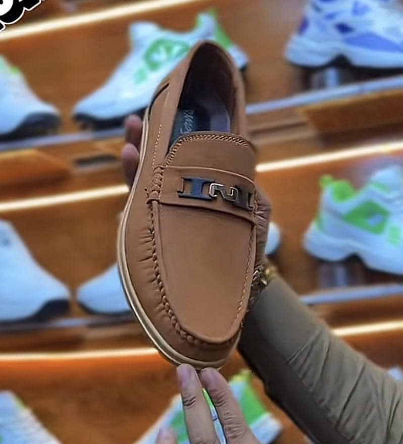 Men’s Premium Brown Leather Loafers – Stylish Formal Shoes for Men ...