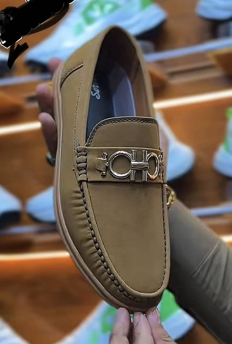 Men’s Premium Brown Leather Loafers – Stylish Formal Shoes for Men ...