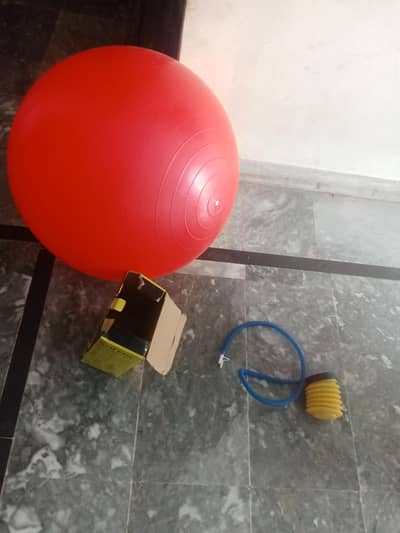 Tilt table and jym ball for special child