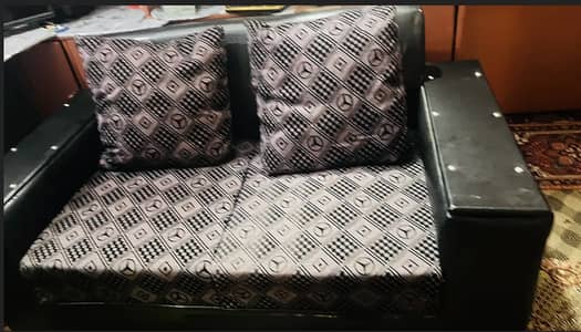 sofa set complete, 1 seater 2 seater 3 seater total 6 seater
