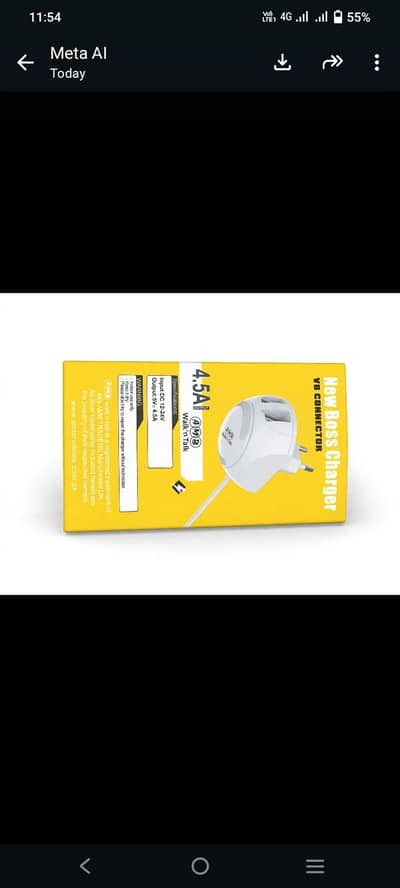 New Boss Charger 4.5A V8 Fast Charger - AMB Walk'n Talk Box Pack