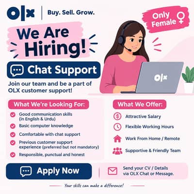Female chat Support Representative - 25,000 Selrey + Commission