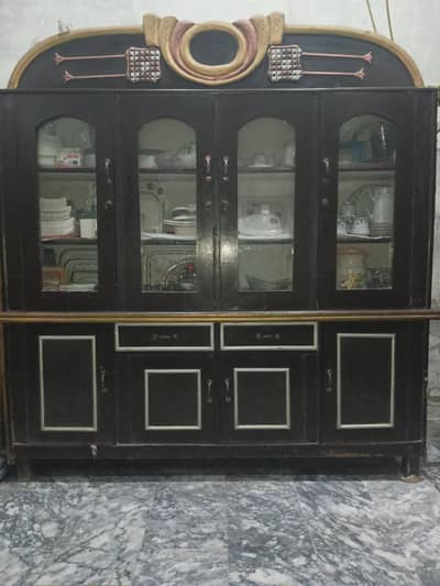 crockery showcase for sale