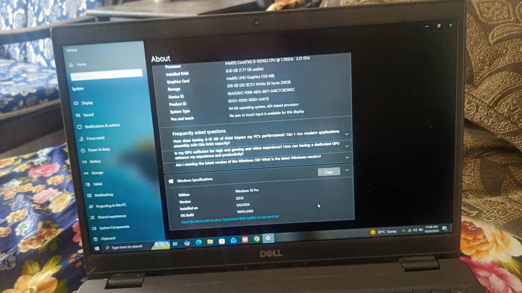 Intel Core i5 10th Generation 8