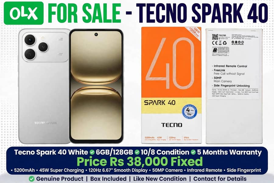 Tecno Spark 40 0