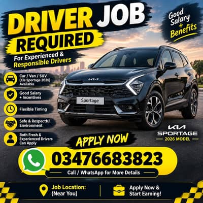 i am driver i need job