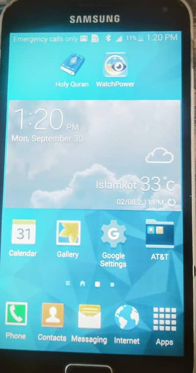 SamsuSamsung Galaxy S5 available for sale in good working condition.