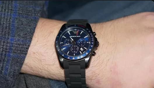 Emporio Armani AR6121 Men's Chronograph Watch Excellent Condition