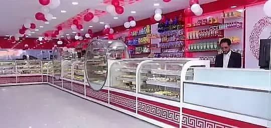 Imported Bakery Counter | Glass Display Showcase for Bakery & Sweet