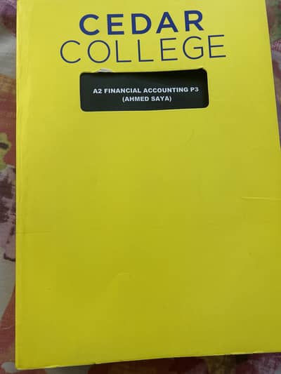A2 level Accounts