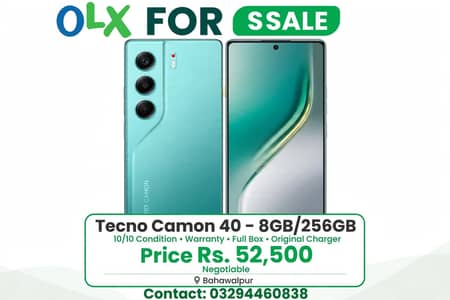Tecno CAMON 40 Emerlad green  8+8/256 -warranty -ful boxl