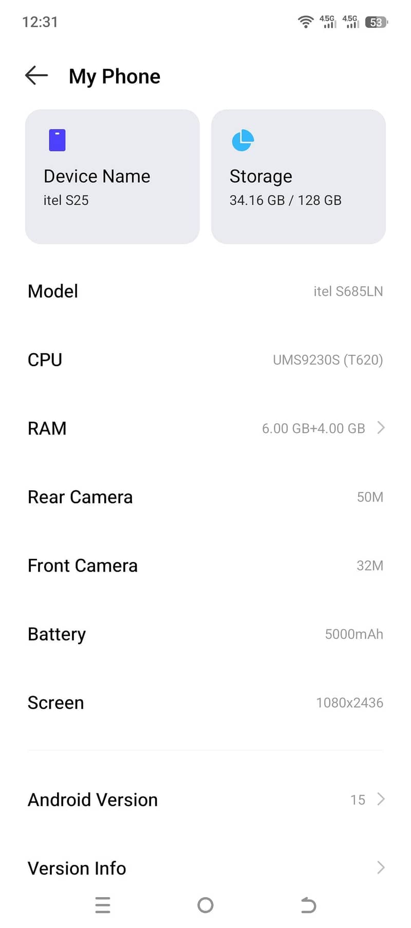 Itel S25 11