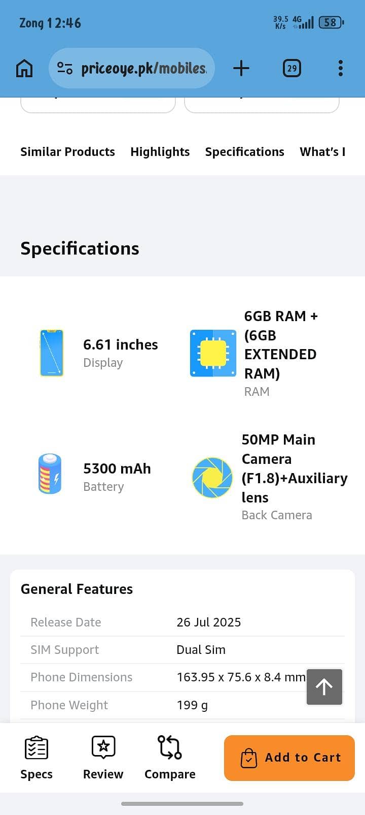 Honor X6c 1