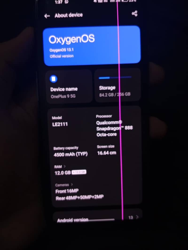 One Plus 9 5g 0