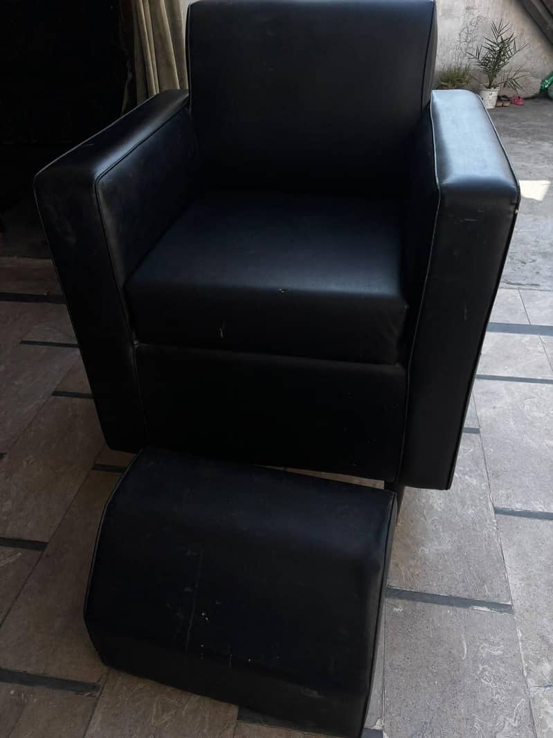 Leather Sofa chair set 1