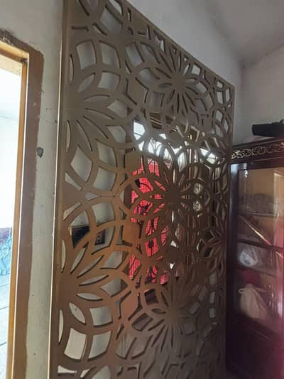 Wooden Jali Wall