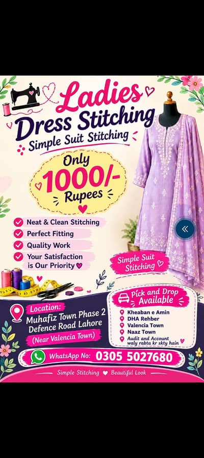 ladies stitching
