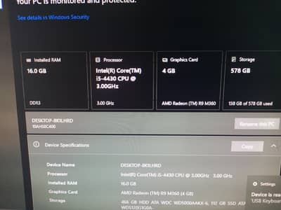 Lenovo PC Core i5 4 generation