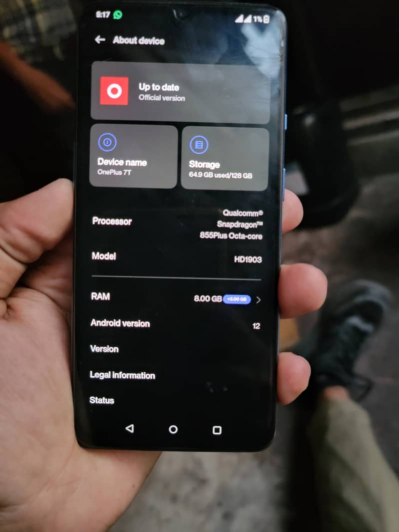 One Plus 7T 2