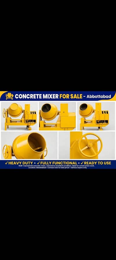 Concrete Mixer Machine heavy duty