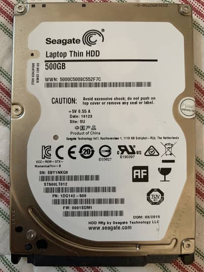 Seagate 500gb harddrive