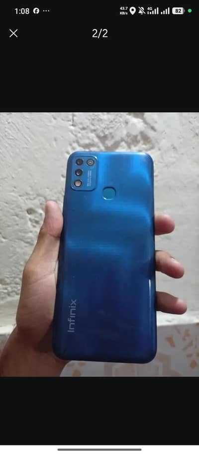 Infinix hot 10 play with box 4/64