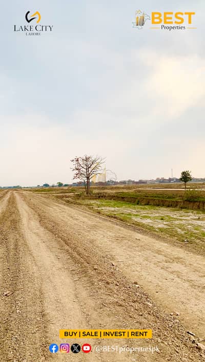 7 Marla Plot (Next To Corner) for SALE On Cheap Prices in Sector M7C4 Lake City Lahore