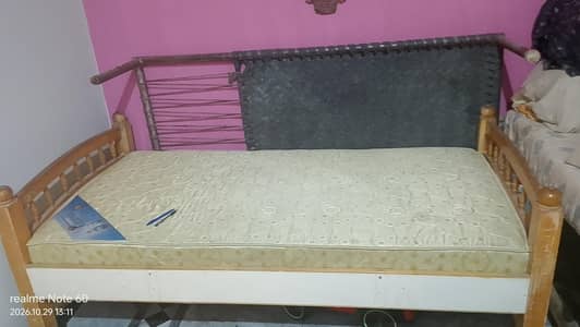 Single Wooden Bed for Sale