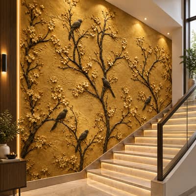 Custom 3D Canvas Luxury Wallpapers