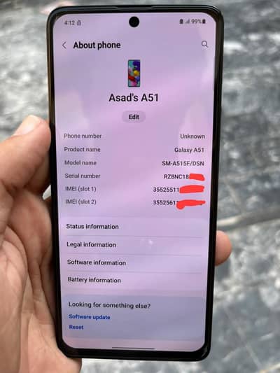 Samsung Mobile A51