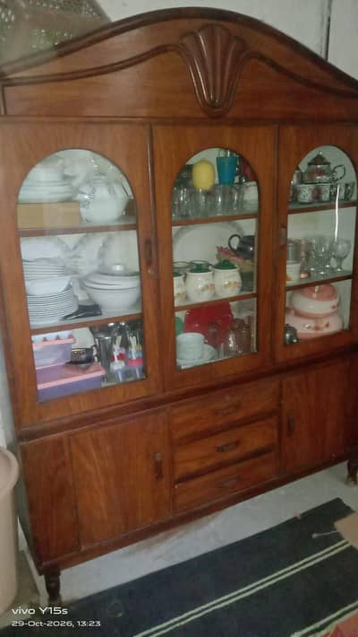 Wooden showcase