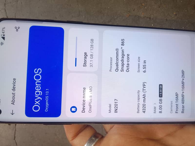 One Plus 8 tmo 0