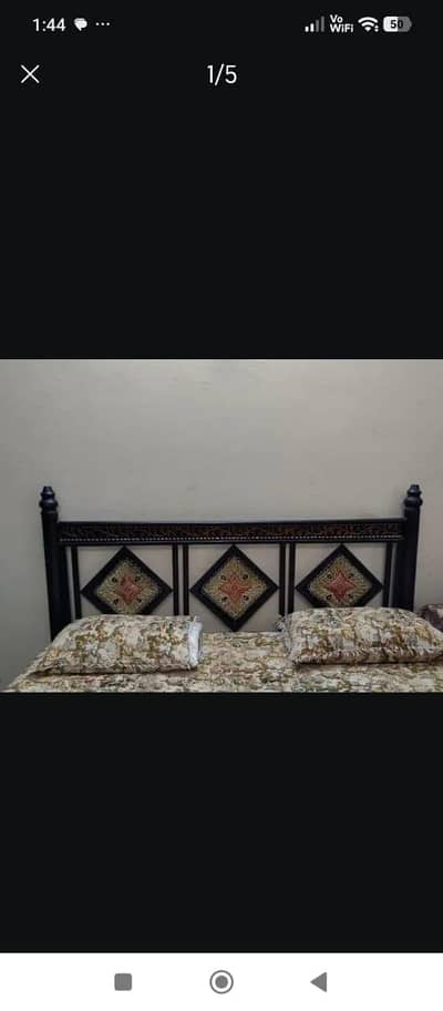 king size iron bed