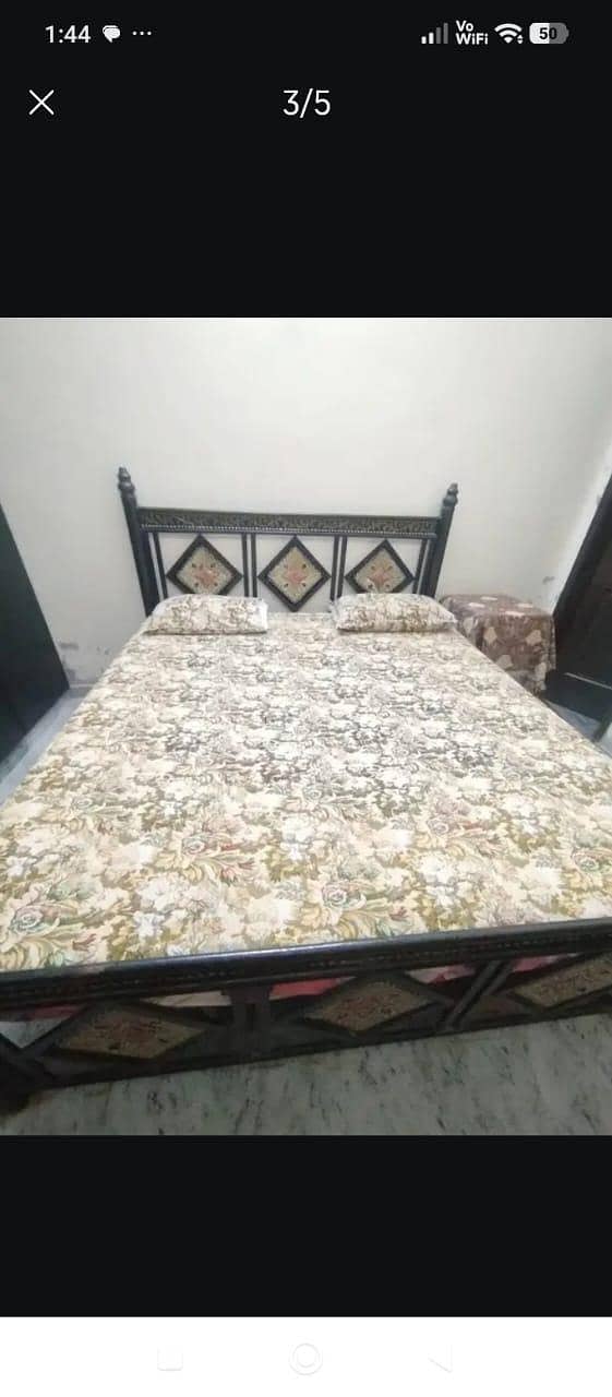 king size iron bed 1