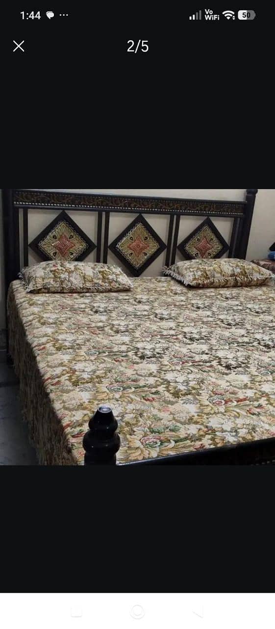 king size iron bed 2
