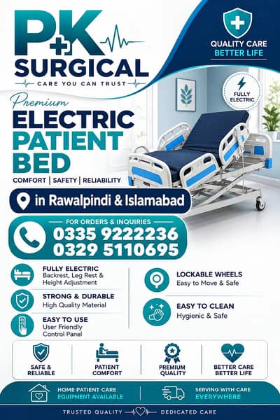 Manual Bed , Patient Bed , Hospital Bed , Surgical / ICU Electric Bed