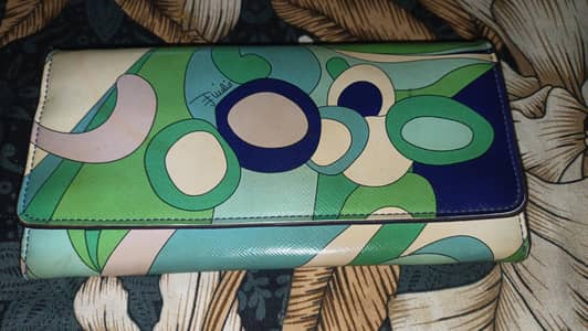original vintage Emilio pucci Italy clutch/made in Italy