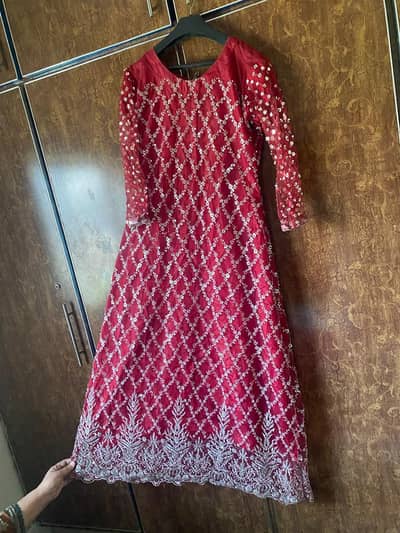 two piece suit maxi with duppatta