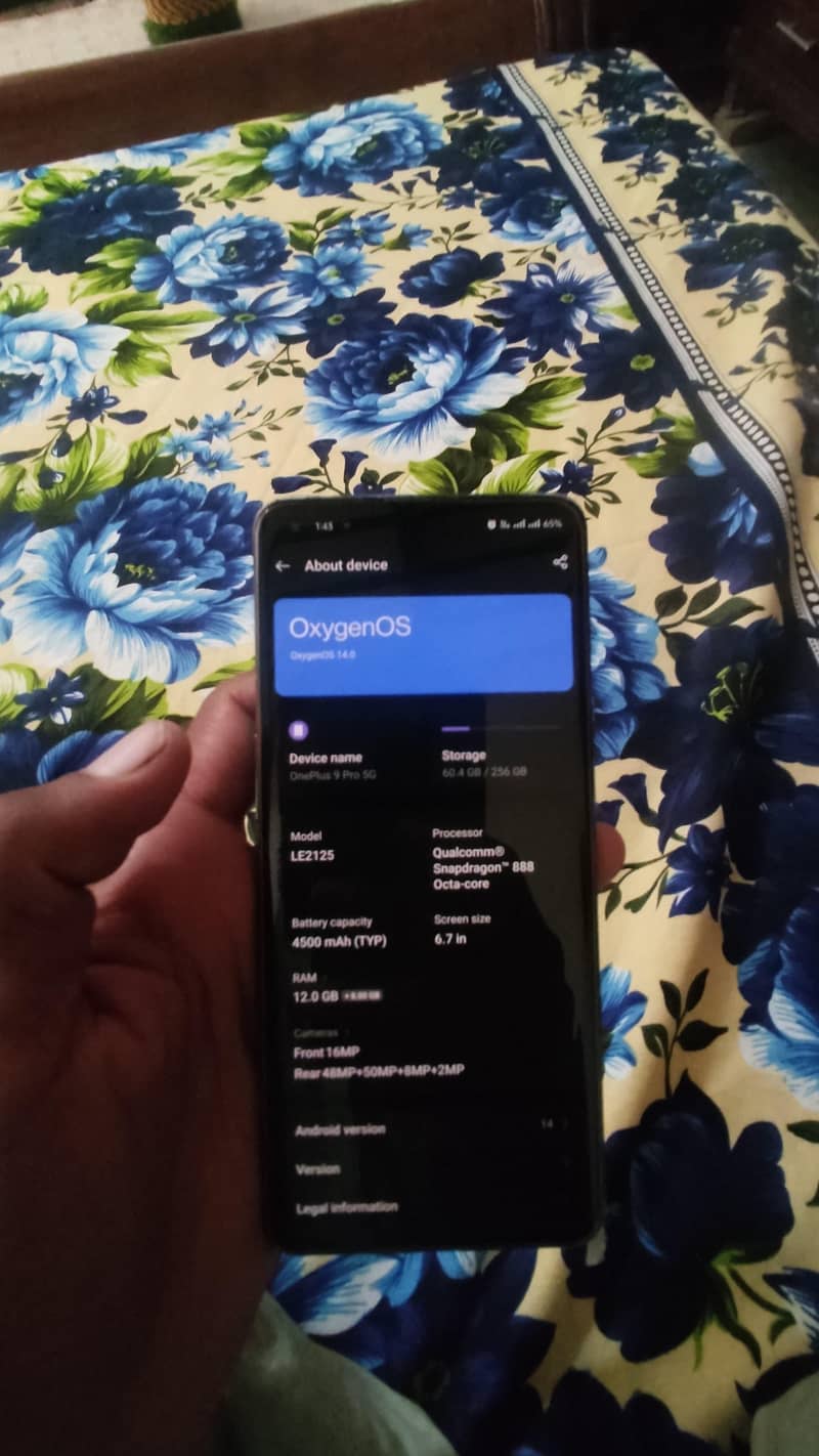 One Plus 9 Pro 5 G 1